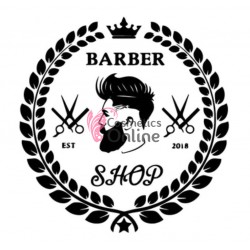 Sablon sticker de perete pentru salon de infrumusetare - J086XL - Barber Shop